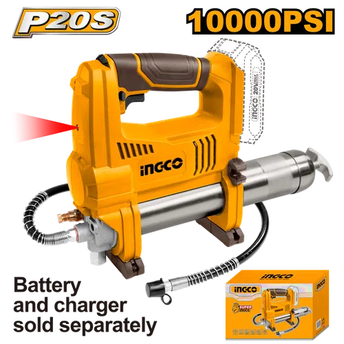 Grease Gun Cordless 20𝑉 iNGCO-Tool Only-