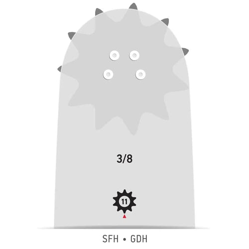 Guide Bar 𝑃3/8"🔴 AdvanceCut Oregon-50cm/𝑇1.5𝑚𝑚/25RM-72𝐷𝐿-