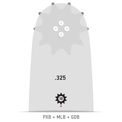 Guide Bar 𝑃.325”🔵 AdvanceCut Oregon-40cm/𝑇1.3𝑚𝑚/23RS-66𝐷𝐿-