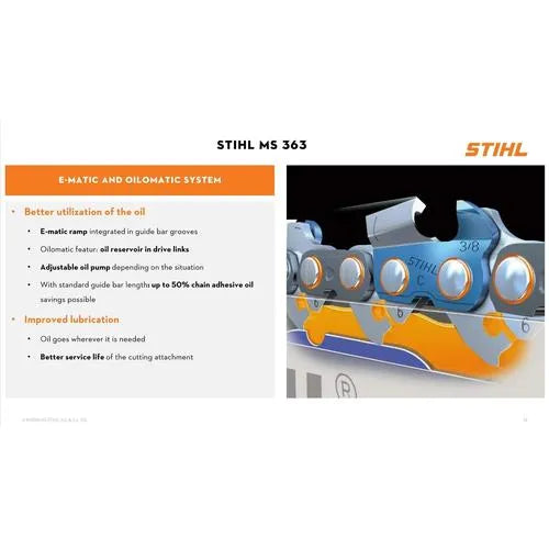 Chainsaw Petrol 3.5𝑘𝑊 MS363 STIHL