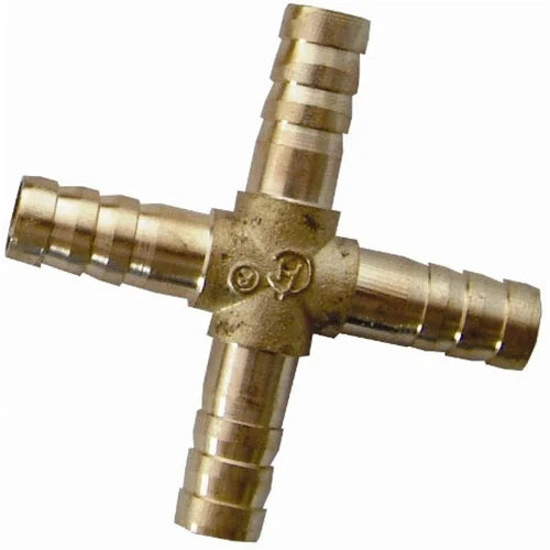 Hose Connector Brass Cross-8mm-