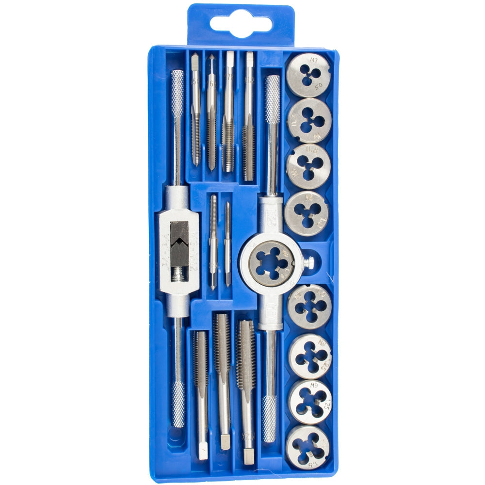 Carbon Steel Tap Set 20pc Tork Craft