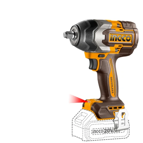 Llave de impacto inalámbrica 20𝑉 1/2" iNGCO
