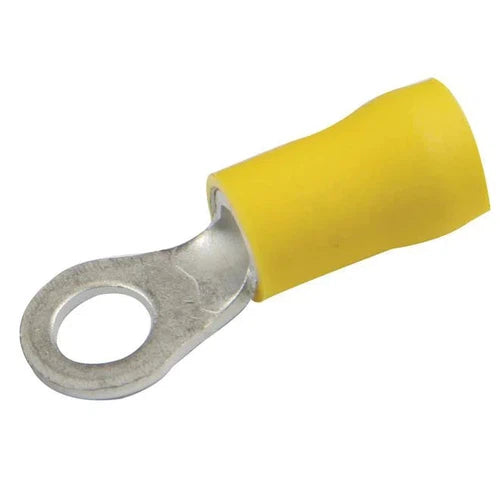Insulated Terminal Ring M6 »-Yellow 6.0𝑚𝑚²-each-