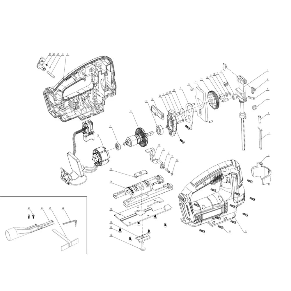 Jigsaw Cordless 20𝑉 iNGCO [NEW]-Tool Only-