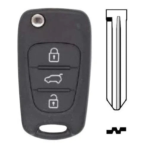 Funda con tapa para llave FOB Hyundai/KIA