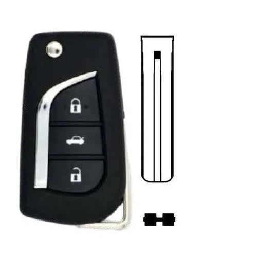 Funda con tapa para llave FOB TOYOTA