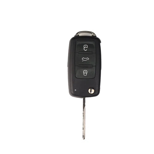 Key FOB VW Flip 3 Button Case-Keys-Inyati-HU66 Blade-diyshop.co.za