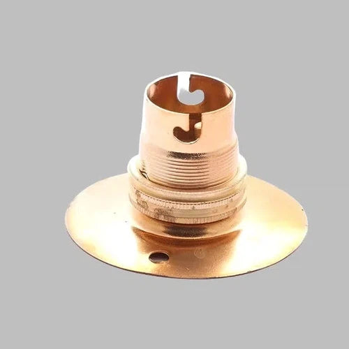 Lamp Holder Brass-Private Label Lighting-Flange Bottom (65mm)-diyshop.co.za