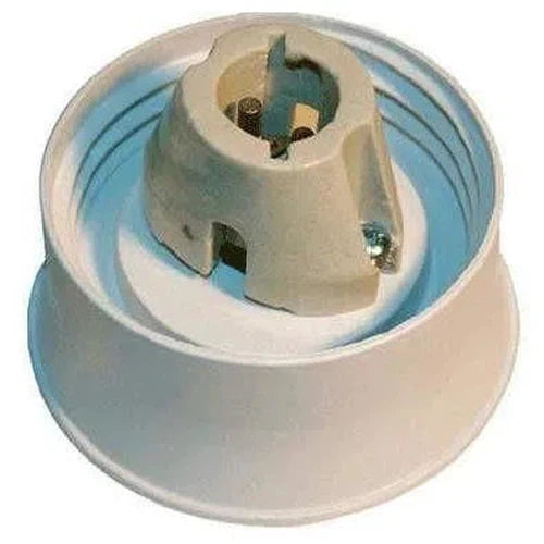 Lamp Holder Gallery Porcelain-Private Label Lighting-150mm-diyshop.co.za