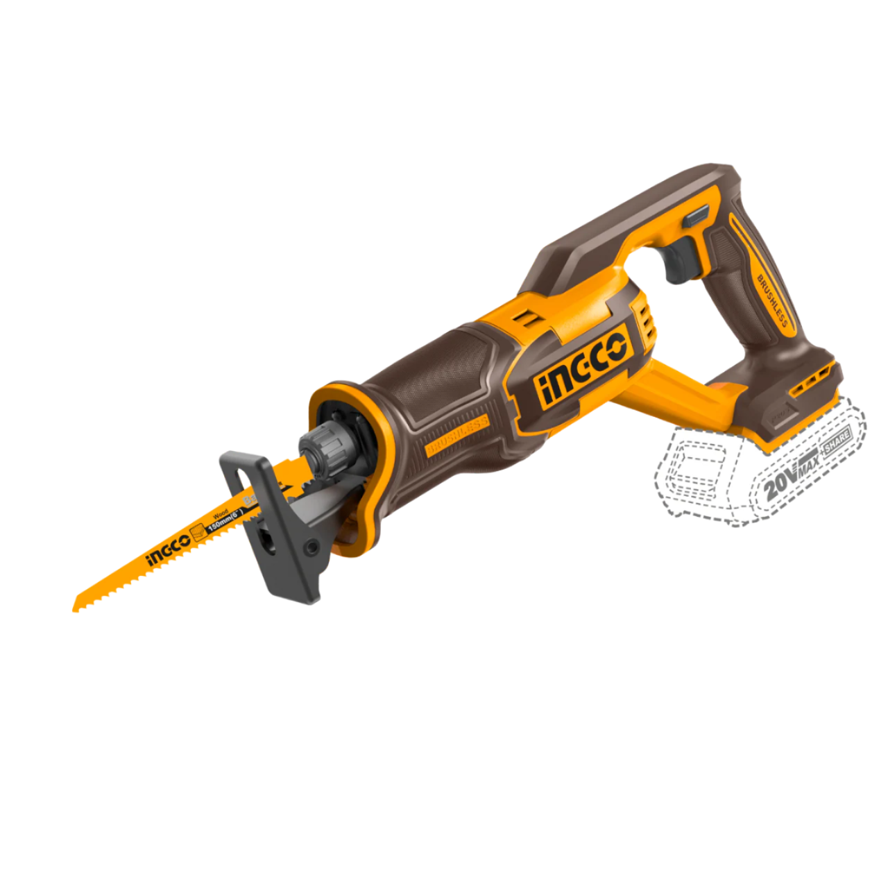 Reciprocating Saw Cordless 20𝑉 iNGCO