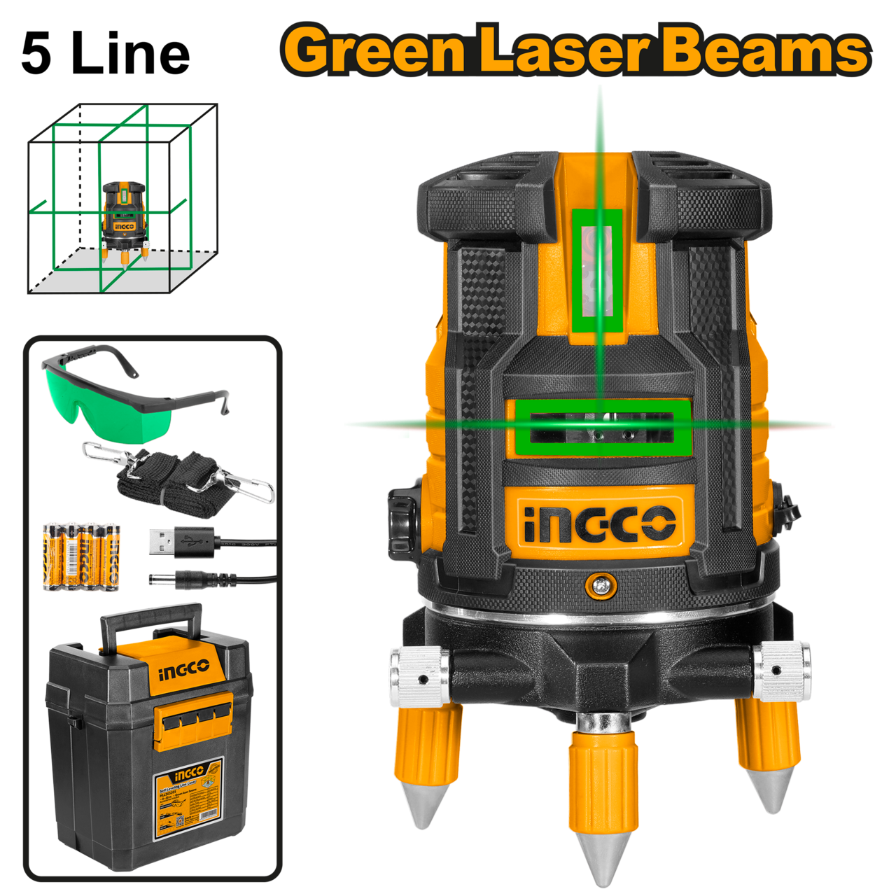 Line Level Laser GREEN iNGCO