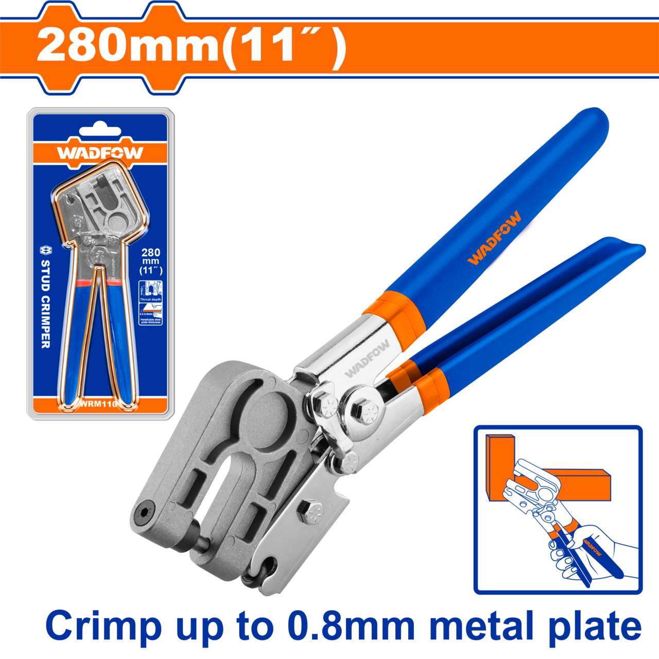 Sheet Metal Stud Crimper