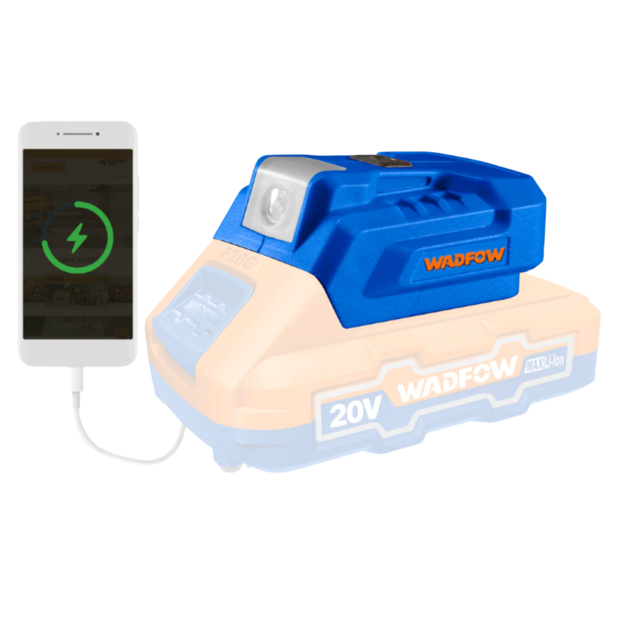 Adapter USB/12𝑉 for Battery 20𝑉 LFP iNGCO