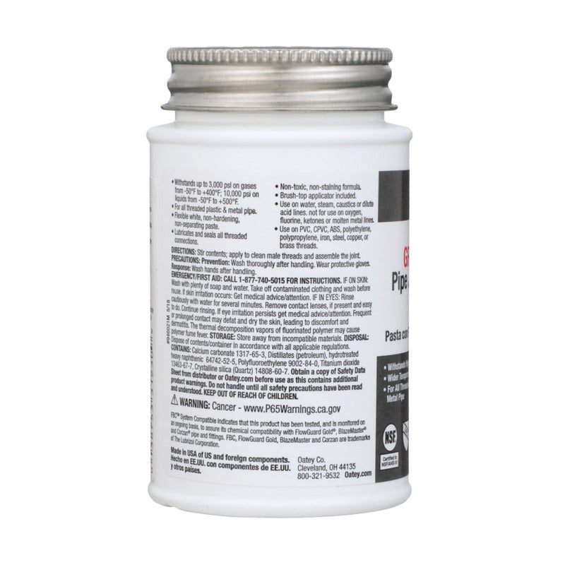 مركب توصيل الأنابيب مع PTFE Oatey
