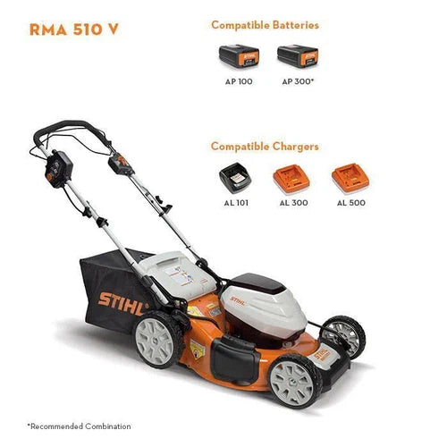 Lawnmower Cordless 36𝑉 Self Propelled RMA510V Tool-Only Stihl-Walk-Behind Mowers-STIHL-diyshop.co.za