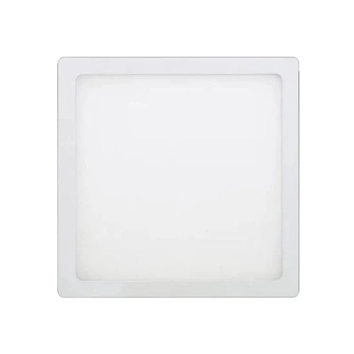 Panel de luz LED de superficie ajustable con recorte cuadrado