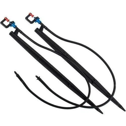 Micro Sprinkler 2 Pack Complete-Mico Irrigation-Rain-Jet-360º Blue Spreader-diyshop.co.za