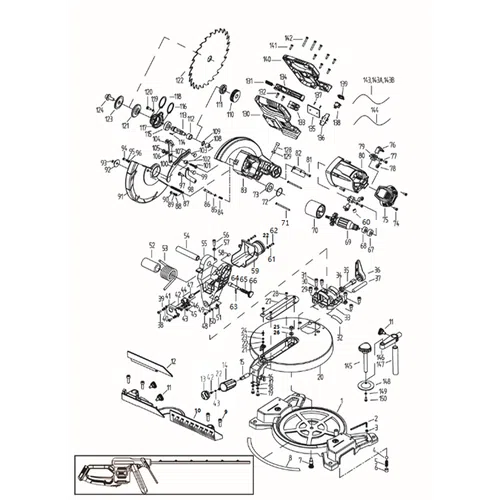 Mitre Saw Cordless 20𝑉 210𝑚𝑚 iNGCO-Tool Only-