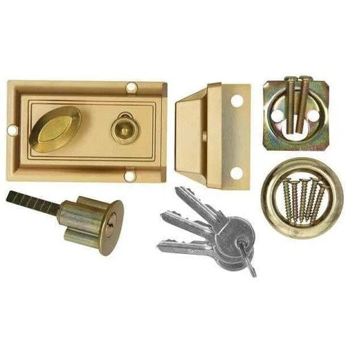 Night Latch Light Duty Euro-Night Latch-Archies Hardware-diyshop.co.za