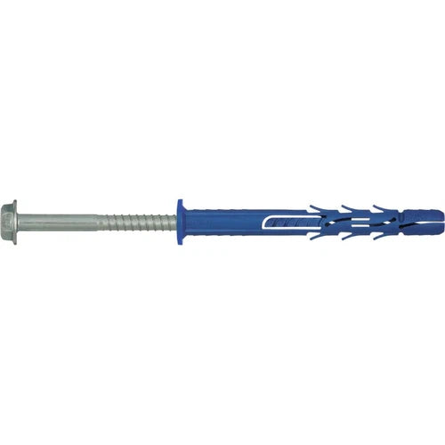 Nylon Frame Fixing Hex Colar Rawlplug-Anchors-Rawlplug-10 x 120mm-each-diyshop.co.za
