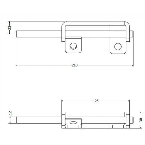 Pad Bolt Mild Steel Premium Painted-SS-diyshop.co.za