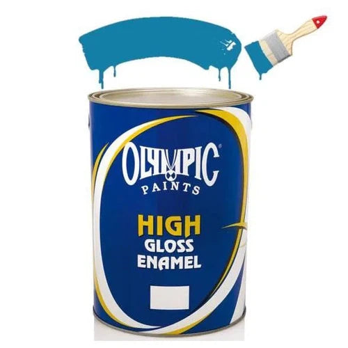 Paint Enamel High Gloss Olympic-500mℓ-Summer Blue-