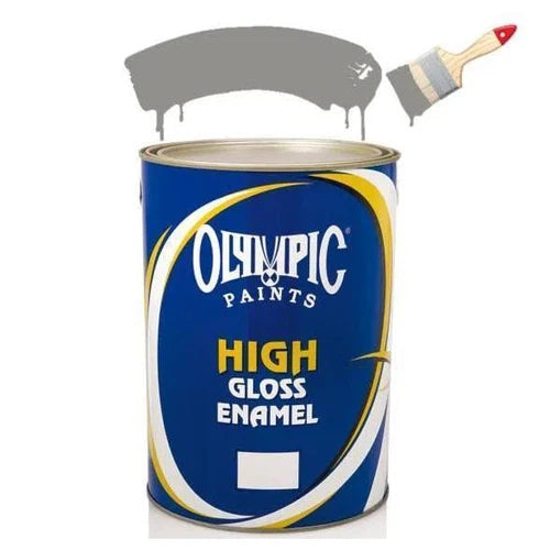 Paint Enamel High Gloss Olympic-1ℓ-Grey-