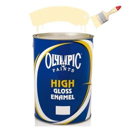 Paint Enamel High Gloss Olympic-1ℓ-Cream-