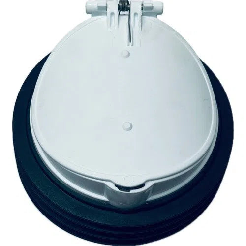 Barrera antirroedores con conector de bandeja antirretorno