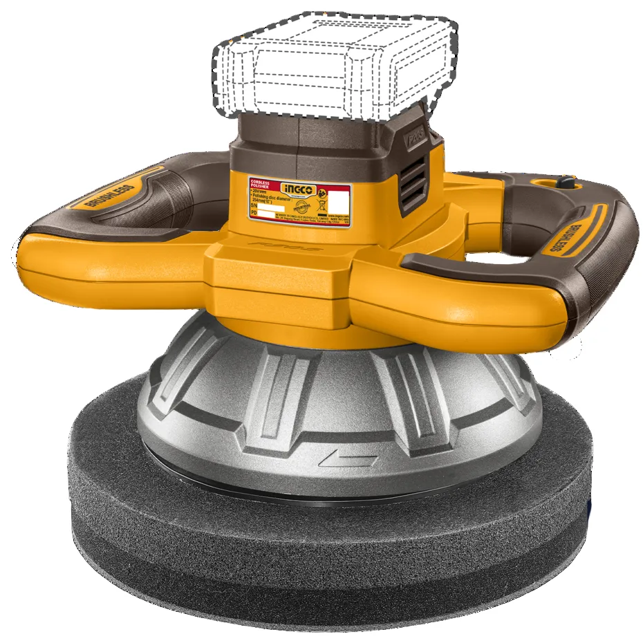 Polisher Cordless 254𝑚𝑚 20𝑉 iNGCO-Tool Only-