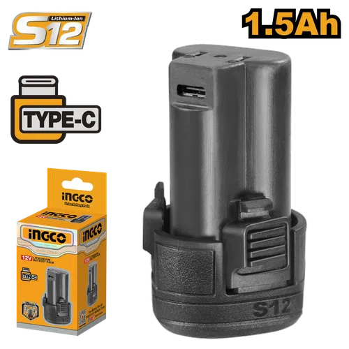 Power Tool Battery 12𝑉 LFP iNGCO/WADFOW-1.5𝐴𝒉-