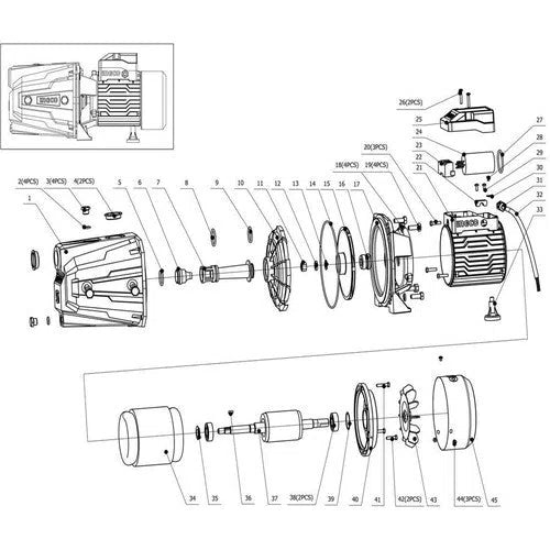 Pressure Pump Jet Self Priming iNGCO