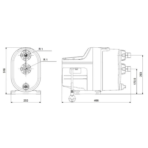 Bomba de Presión Multietapa Scala1 Grundfos »