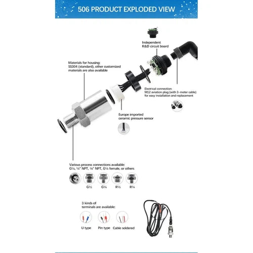Transductor de presión para bombas VSD OULD