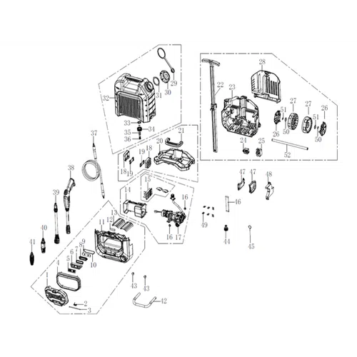 Pressure Washer Cordless 2x20𝑉 80℔ iNGCO