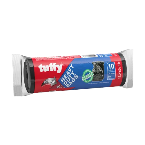 Refuse Bags Heavy Duty Tuffy-𝑝/10-Black-