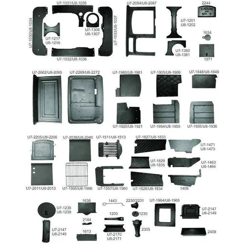 Replacement Parts for Union 7-Coal Stoves-Union Coal-Oven Saddle-diyshop.co.za