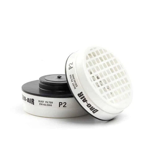 Respirator Filter Cartridge Class Particle-Lung Protection-Dromex-2 Pack-diyshop.co.za