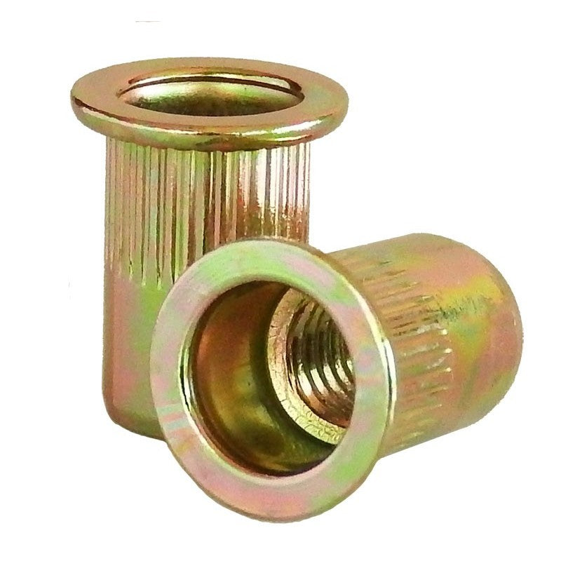 Rivet Nuts Yellow Zinc (Sold by Weight)