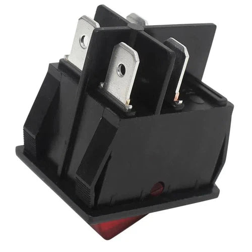Rocker Switch Illuminated-Single DPST/16𝐴/250𝑉/(26x22𝑚𝑚)-