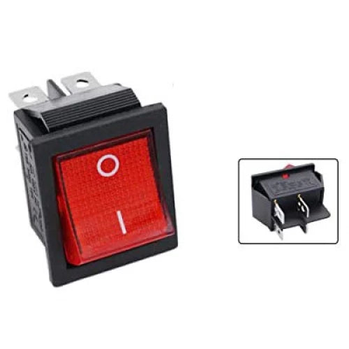 Rocker Switch Illuminated-SPDT/6𝐴/250𝑉/(19x13𝑚𝑚)-