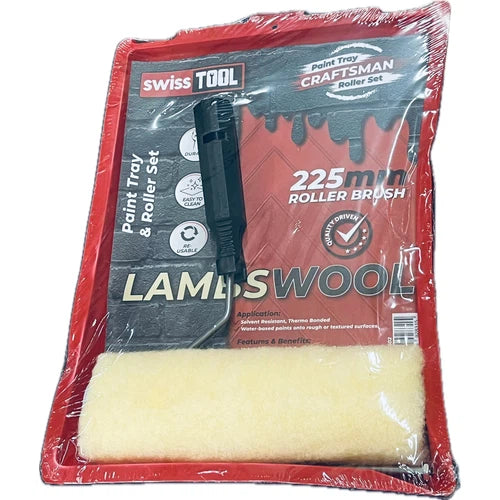 Roller & Pan Synthetic Lambswool Swiss