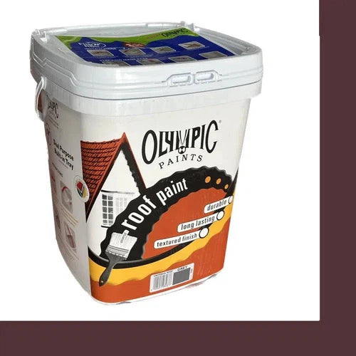 Roof Paint Universal Acrylic Olympic-Paint-Olympic-Brown-20ℓ-diyshop.co.za