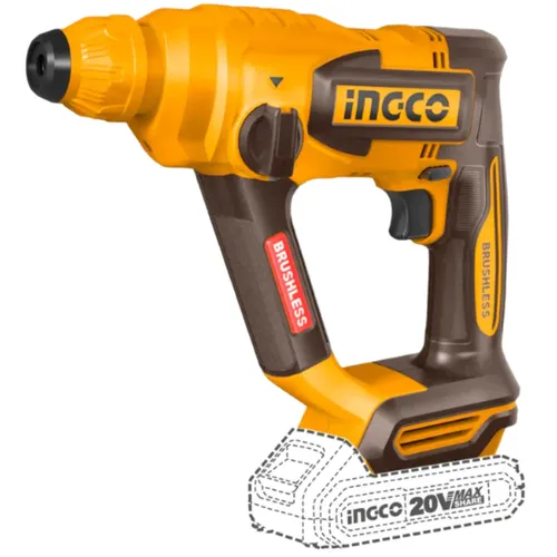 Rotary Hammer Drill Cordless 20𝑉 iNGCO »-Tool Only-18mm-