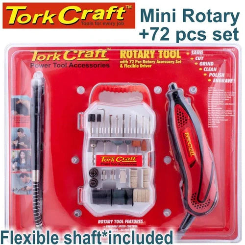 Rotary Tool 170w + Accessories Tork Craft-Power Tools-Tork Craft-diyshop.co.za