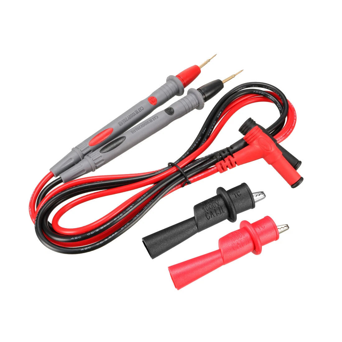 Replacement Leads for Multimeter with Croc Clips