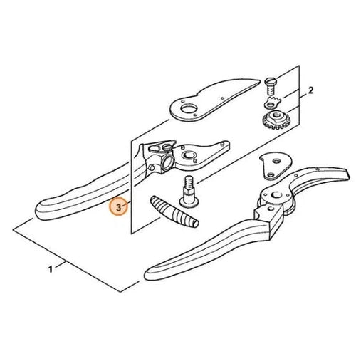 Secateurs Bypass Felco »-F6/𝐿19.5𝑐𝑚/219𝑔/⌀20𝑐𝑚-