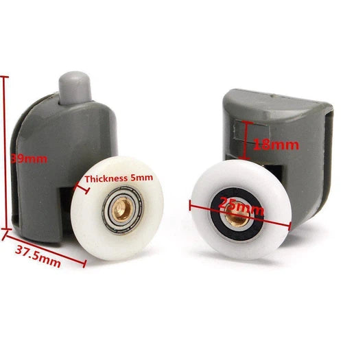 Shower Door Roller Wheel Set-Shower Doors-Livorno-diyshop.co.za