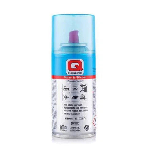 Silicone Spray Q8-Lubricants-CRC-150g-diyshop.co.za